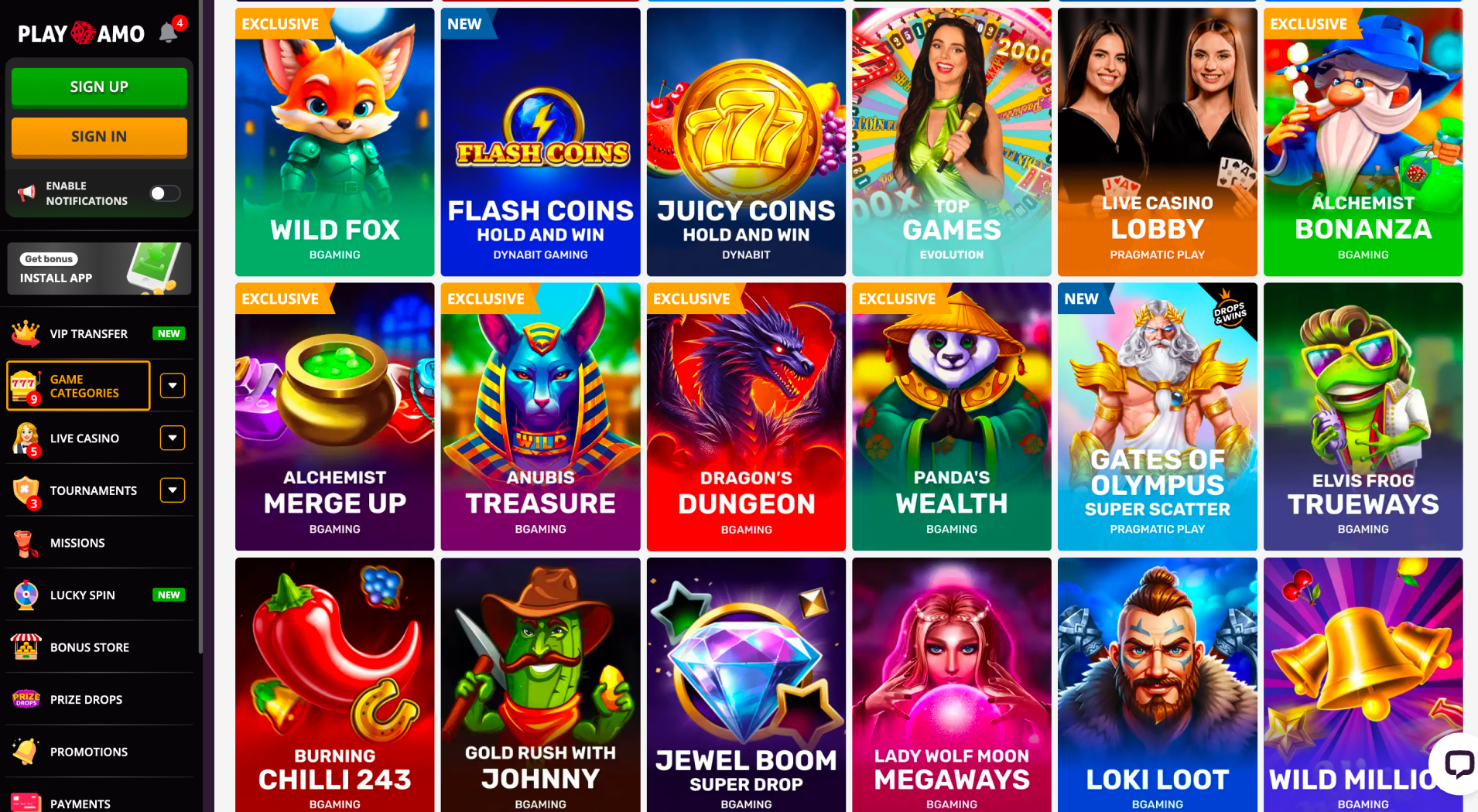 Playamo Casino